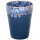Costa Nova Lungo Latte Becher Grespresso, Blau Denim, 380 ml, Tasse f&uuml;r Latte Macchiato, 9 x 11,5 cm