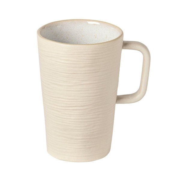 Kaffee Tasse Becher mit Henkel, Sand, Costa Nova, N&oacute;tos Dune Path, 28cl, 11,9 x 8 cm