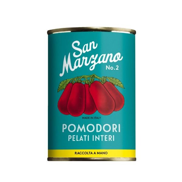San Marzano Tomaten ganz & geschält, Pomodori pelati di San Marzano Vintage, 400 / 260 g, Il pomodoro più buono, Italien