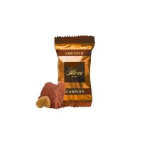 Tartufi al Gianduia, Schokoladen-Pralinen mit ger&ouml;steten Haseln&uuml;ssen und Kakaopulver, 160g, Dulcioliva