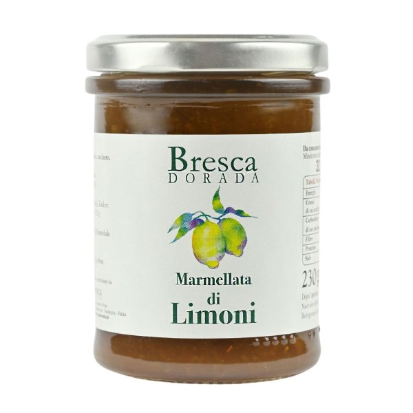 Zitronen Marmelade, Marmellata di Limone, 230g, Bresca Dorada, Sardinien
