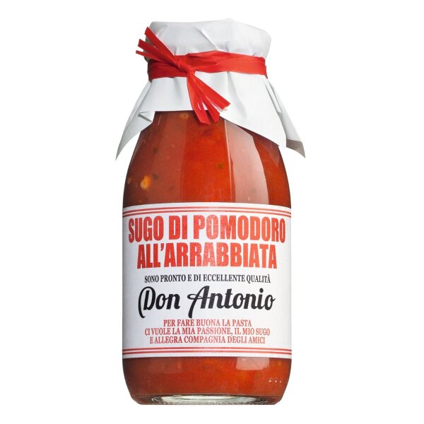 Sugo allarrabbiata, Kirschtomatensauce pikant, 240 ml, Don Antonio, Italien