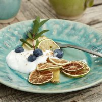 Teller für Frühstück, Salat oder Dessert, Mittel, Madeira Blue, 21 cm, Costa Nova