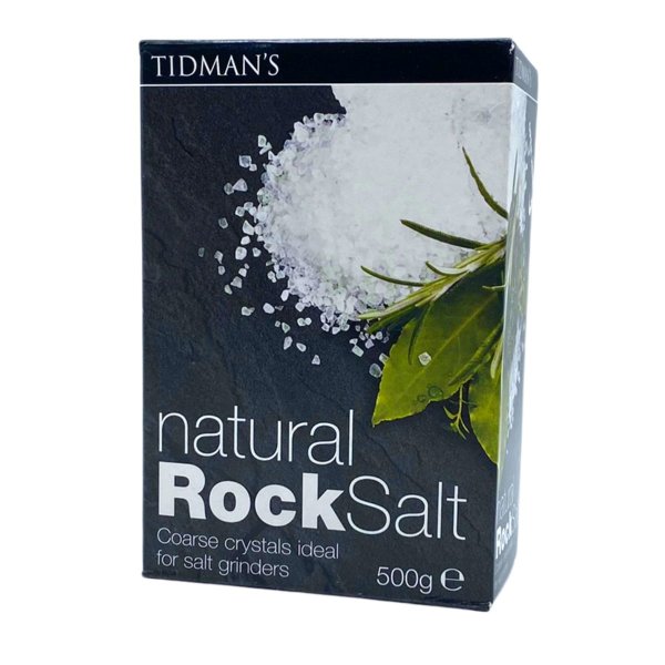 Tidman&rsquo;s Natural Rock Salt, Steinsalz, 500 g