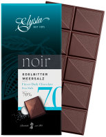 Elysia Noir 70% Sea Salt, Dunkle Schokolade, 100 g, Weinrichs Finest Chocolate Since 1895