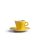 Espresso Tasse mit Untertasse, Gardenia, 65 ml, Gelb, Clubhouse, 5,7 x 6,2 cm,