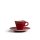 Espresso Tasse mit Untertasse, Gardenia, 65 ml, Rot, Clubhouse, 5,7 x 6,2 cm,