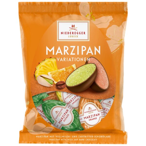 Marzipan Eier Variationen Im Beutel, Frohe Ostern, 87g, Niederegger