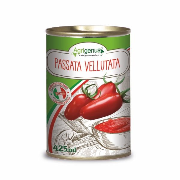 Passata Vellutata Di Pomodoro Passierte Tomaten Italienische Herste