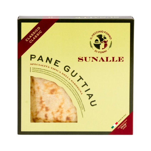 Pane Guttiau Classico, traditionelles dünnes Brot aus Sardinien, 250g, Sunalle