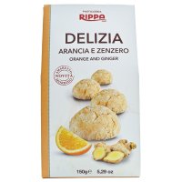 Delizia Arancia e Zenzero, Weiche Amaretti mit Orange und Ingwer, 150 g, Pasticceria Rippa