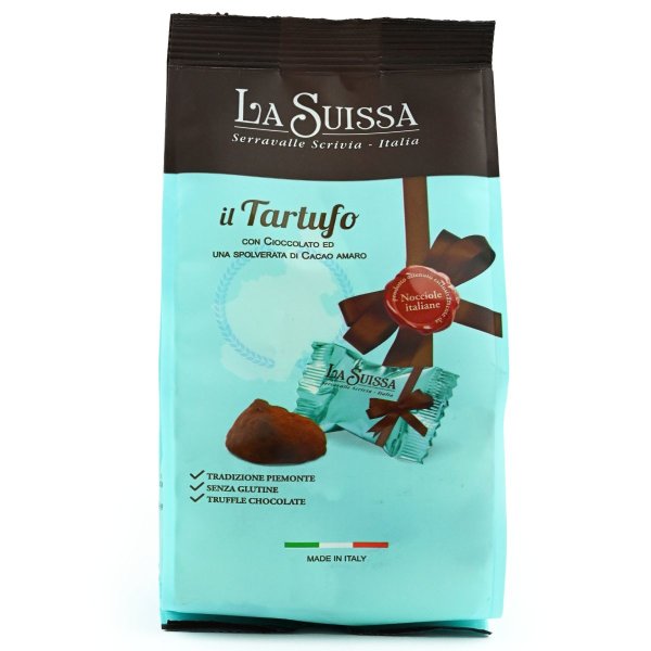 Il Tartufo, Schokoladen-Trüffel mit Haselnuss, 120g, La Suissa