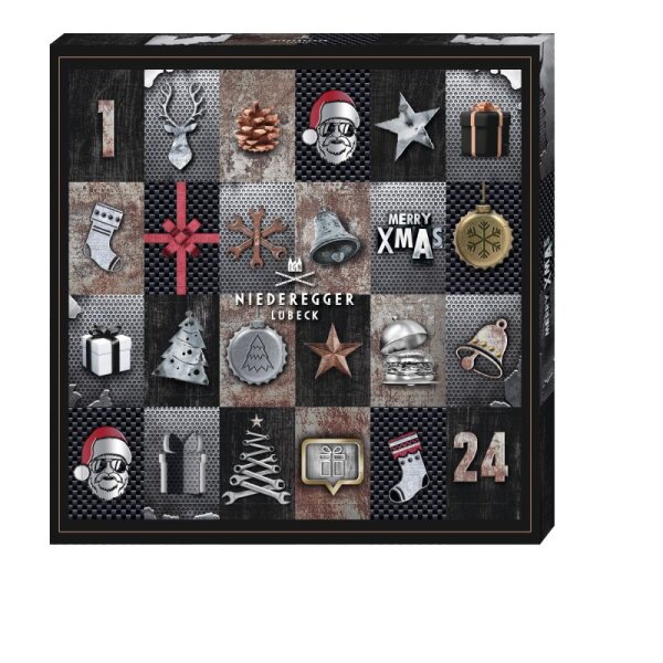 Adventskalender Minis Männersache, 168 g, Niederegger