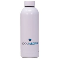 ACQUAROMA Thermo Trinkflasche, Weiß, 0,5 l