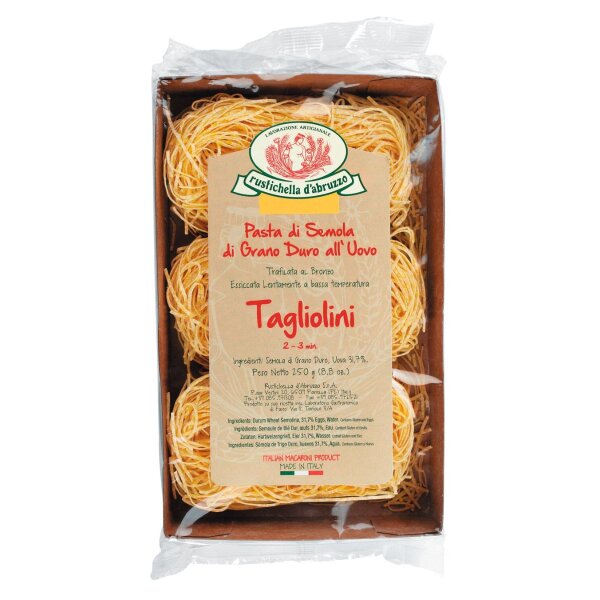 Tagliolini, Eierbandnudeln, 250 g, Rustichella dAbruzzo