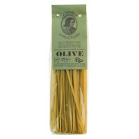 Fettuccine mit grünen Oliven, Handwerklich...