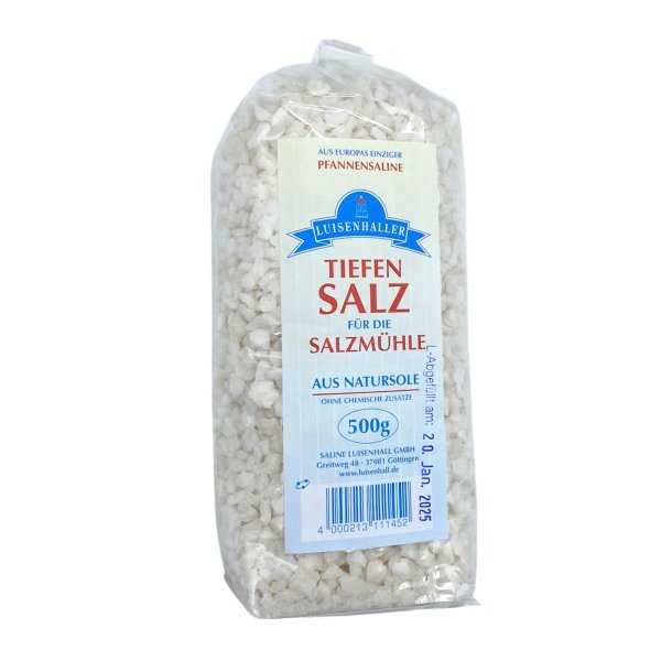 Luisenhaller Salzmühlensalz 500 g Beutel, Saline Luisenhall