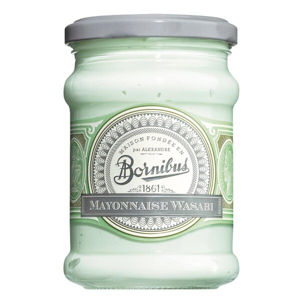 Mayonnaise Wasabi, 220 g, Bornibus
