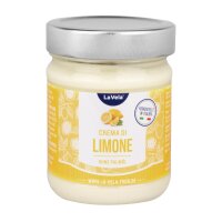 La Vela Crema al Limone, Weiße Creme Zitrone, ohne...
