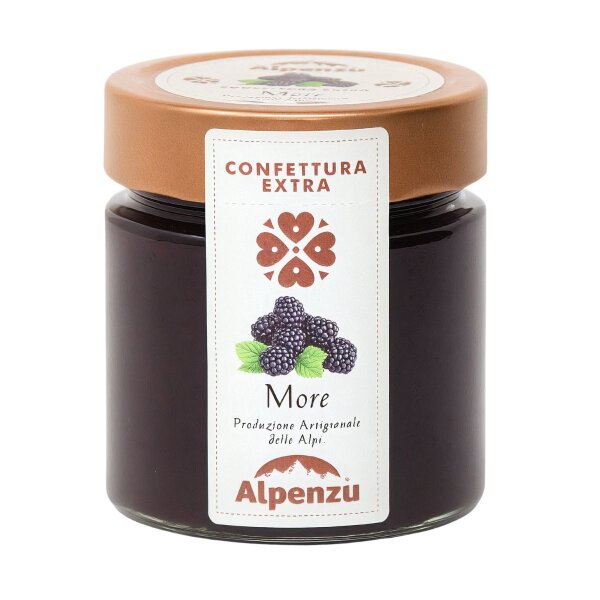 Confetture extra di More, Brombeeren-Konfitüre, 270g, Alpenzu