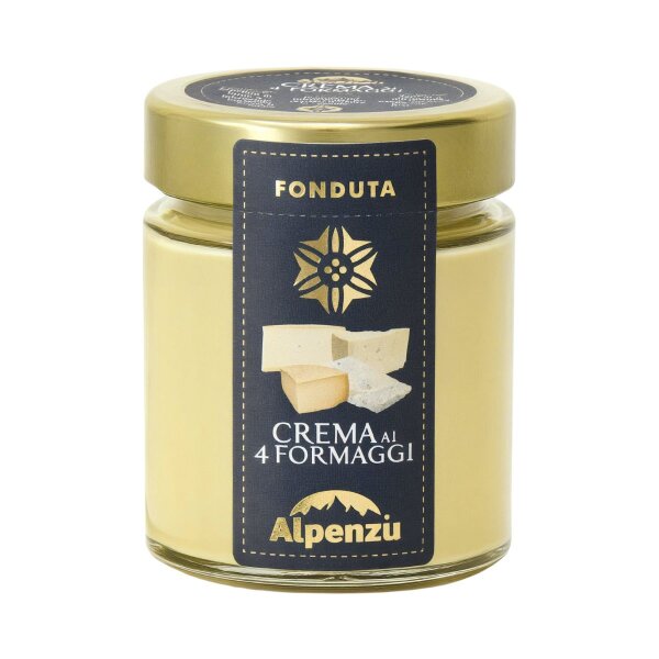 Crema ai 4 Formaggi, Creme mit Vier Käse Sorten, 140g, Alpenzu