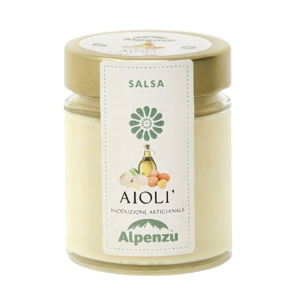 Salsa Aioli’, Cremige Knoblauch-Sauce, 125g, Alpenzu