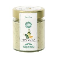 Salsa Pepe Verde, Cremige Sauce mit Grünem Pfeffer,...