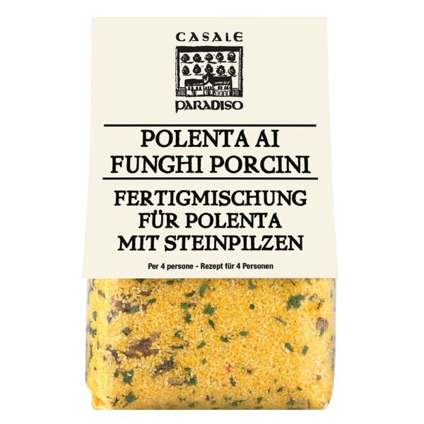 Polenta ai Funghi Porcini, mit Steinpilzen, 300 g, Casale Paradiso