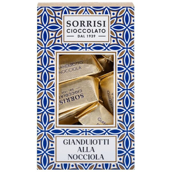 Gianduiotti Nocciola, handgefertigte weiße Gianduia-Nougat-Pralinen, Haselnüsse Piemont IGP,  200g, Boella & Sorrisi