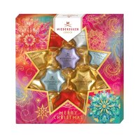 Merry Christmas Sterne, Pralinen mit Zartbitter- und...