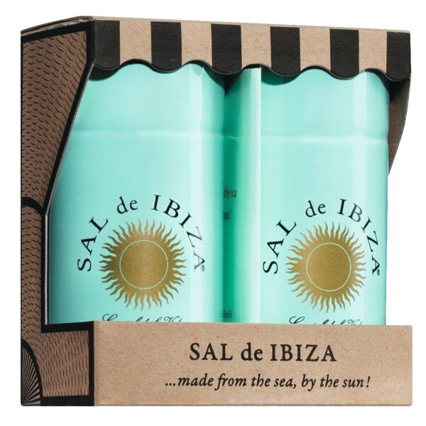 Granito Strandkorb-Duo Meersalz & Pfeffer, Keramikstreuer, 130 g, Sal de Ibiza