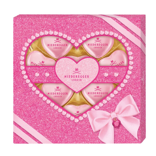 Pralinen Herzen »Marc de Champagne«, 125 g, Niederegger