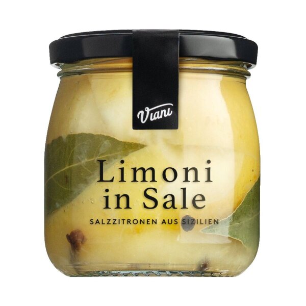 Limoni in sale, Salzzitronen aus Sizilien, 180 g, Viani