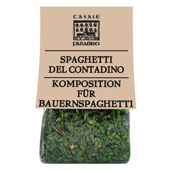 Gewürzmischung für Spaghetti del Contadino, Bauernspaghetti, 80 g, Casale Paradiso
