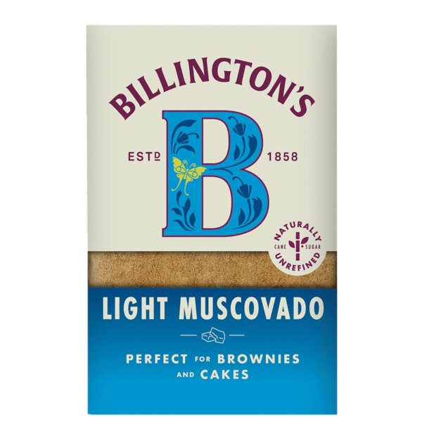 Light Muscovado Rohrzucker, 500g, Billingtons