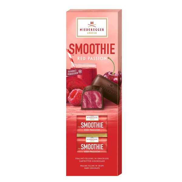 Pralinen Smoothie Typ Red Passion, 100 g, Niederegger