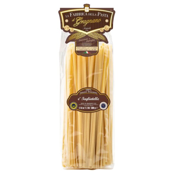 Tagliatelle IGP, Trafilatura al Bronzo, 500g, La Fabbrica Della Pasta Di Gragnano