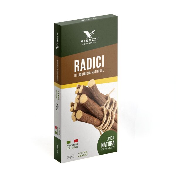 Radici di Liquirizia, Süßholzwurzeln, 36 g, Menozzi de Rosa 1836