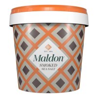 Maldon Smoked Sea Salt Flakes im Eimer, 500g,...