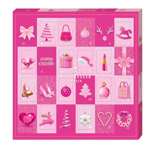Adventskalender Minis Edition Glamour, 177 g, Niederegger