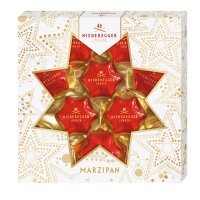 Weihnachts-Sterne, Marzipan, 125 g, Niederegger