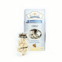 Torroncini mit Mandeln und Honig aus Sardinien, hart, 200g, Geschenkverpackung, weißer Nougat, Torrone, Pruneddu Torronificio Artigianale