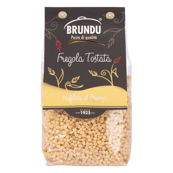 Fregola Tostada, Trafilata al Bronzo, 500g, Pasta, Nudeln, Brundu Pastifico, Luxury Line