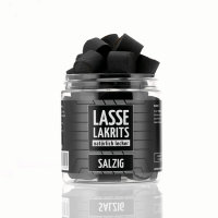 Lakritz Salzig, Dose, 165g, LASSE LAKRITS