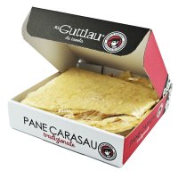 Pane Carasau, traditionelles d&uuml;nnes knuspriges Fladen-Brot aus Sardinien, 250g, Guttiau